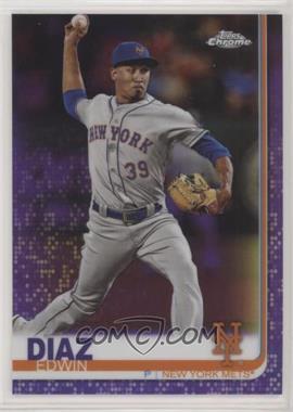 2019 Topps Chrome - [Base] - Purple Refractor #74 - Edwin Diaz /299