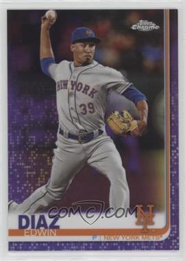 2019 Topps Chrome - [Base] - Purple Refractor #74 - Edwin Diaz /299