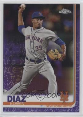 2019 Topps Chrome - [Base] - Purple Refractor #74 - Edwin Diaz /299