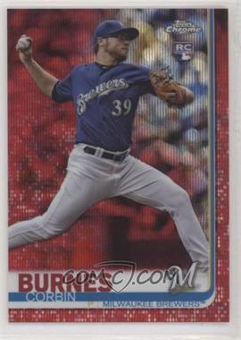 2019 Topps Chrome - [Base] - Red Wave Refractor #84 - Corbin Burnes /5