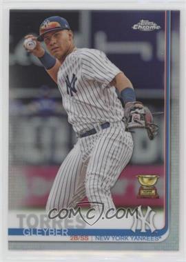 2019 Topps Chrome - [Base] - Refractor #86 - Gleyber Torres