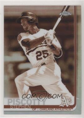 2019 Topps Chrome - [Base] - Sepia Refractor #167 - Stephen Piscotty