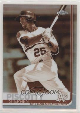 2019 Topps Chrome - [Base] - Sepia Refractor #167 - Stephen Piscotty