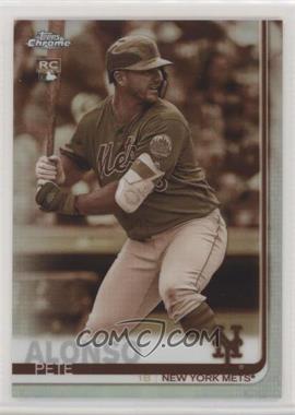 2019 Topps Chrome - [Base] - Sepia Refractor #204 - Pete Alonso