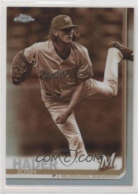 2019 Topps Chrome - [Base] - Sepia Refractor #24 - Josh Hader