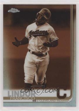 2019 Topps Chrome - [Base] - Sepia Refractor #68 - Francisco Lindor