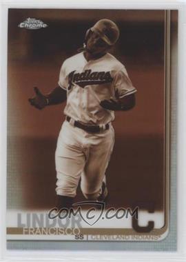 2019 Topps Chrome - [Base] - Sepia Refractor #68 - Francisco Lindor