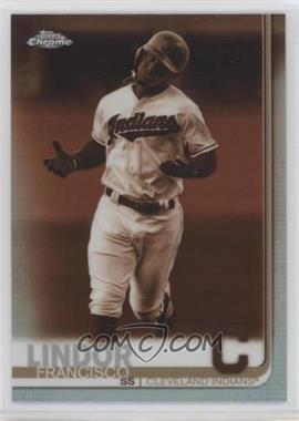 2019 Topps Chrome - [Base] - Sepia Refractor #68 - Francisco Lindor