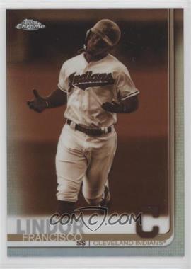 2019 Topps Chrome - [Base] - Sepia Refractor #68 - Francisco Lindor