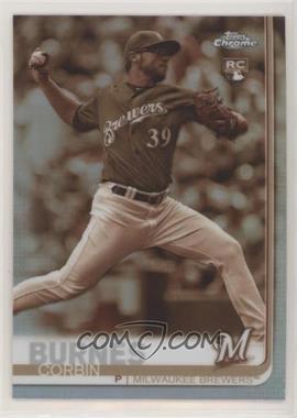 2019 Topps Chrome - [Base] - Sepia Refractor #84 - Corbin Burnes