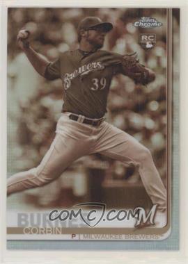 2019 Topps Chrome - [Base] - Sepia Refractor #84 - Corbin Burnes