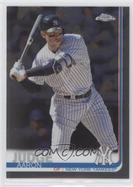 2019 Topps Chrome - [Base] #100.1 - Aaron Judge (Batting)