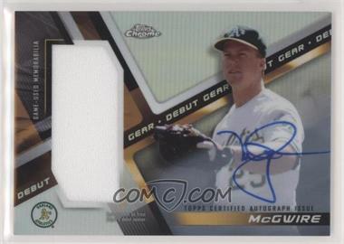 2019 Topps Chrome - Debut Gear - Autographs #DGA-MMC - Mark McGwire /50