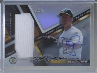 2019 Topps Chrome - Debut Gear - Autographs #DGA-MMC - Mark McGwire /50