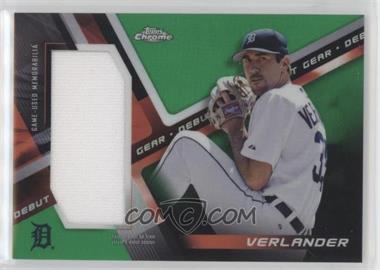 2019 Topps Chrome - Debut Gear - Green Refractor #DG-JV - Justin Verlander /99