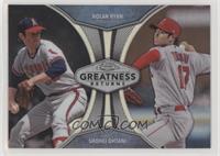 Nolan Ryan, Shohei Ohtani [EX to NM]