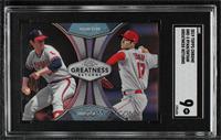 Nolan Ryan, Shohei Ohtani [SGC 9 MINT]