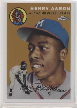 2019 Topps Chrome - Iconic Rookie Reprints #TGCR-1 - Hank Aaron