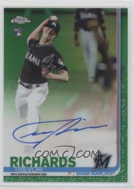 2019 Topps Chrome - Rookie Autographs - Green Refractor #RA-TR - Trevor Richards /99