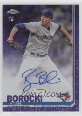 2019 Topps Chrome - Rookie Autographs - Purple Refractor #RA-RBO - Ryan Borucki /250