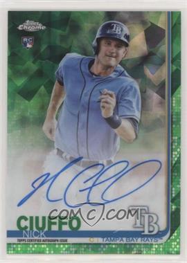 2019 Topps Chrome Sapphire Edition - Autographs - Green #CSA-NC - Nick Ciuffo /50