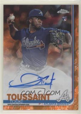 2019 Topps Chrome Sapphire Edition - Autographs - Orange #CSA-TT - Touki Toussaint /25