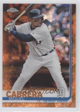 2019 Topps Chrome Sapphire Edition - [Base] - Orange #230 - Miguel Cabrera /25