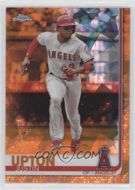 2019 Topps Chrome Sapphire Edition - [Base] - Orange #345 - Justin Upton /25