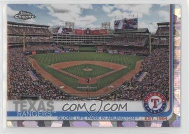 2019 Topps Chrome Sapphire Edition - [Base] #509 - Texas Rangers Team