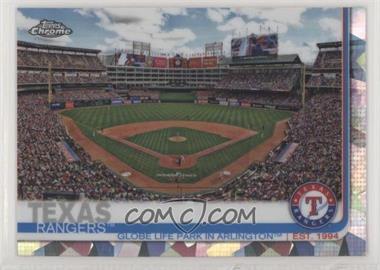 2019 Topps Chrome Sapphire Edition - [Base] #509 - Texas Rangers Team