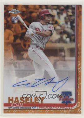 2019 Topps Chrome Update Series - Target Autographs - Orange Refractor #CUA-AH - Adam Haseley /25