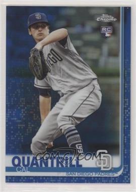 2019 Topps Chrome Update Series - Target [Base] - Blue Refractor #33 - Cal Quantrill /150