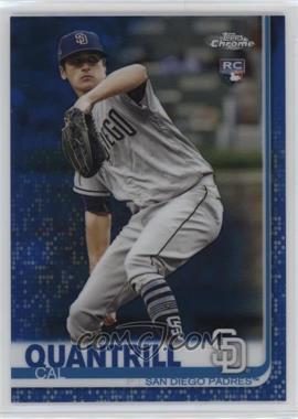 2019 Topps Chrome Update Series - Target [Base] - Blue Refractor #33 - Cal Quantrill /150