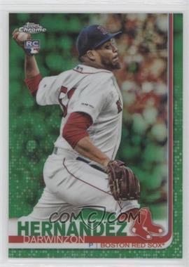 2019 Topps Chrome Update Series - Target [Base] - Green Refractor #30 - Darwinzon Hernandez /99