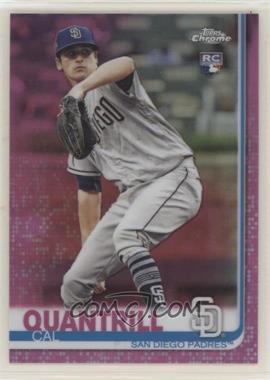 2019 Topps Chrome Update Series - Target [Base] - Pink Refractor #33 - Cal Quantrill