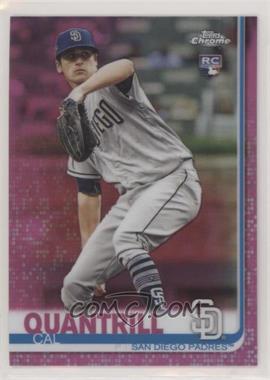 2019 Topps Chrome Update Series - Target [Base] - Pink Refractor #33 - Cal Quantrill