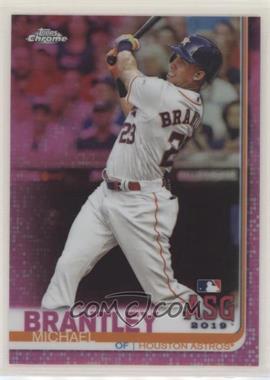 2019 Topps Chrome Update Series - Target [Base] - Pink Refractor #80 - All-Star Game - Michael Brantley
