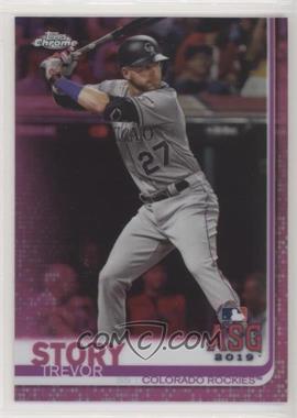 2019 Topps Chrome Update Series - Target [Base] - Pink Refractor #90 - All-Star Game - Trevor Story