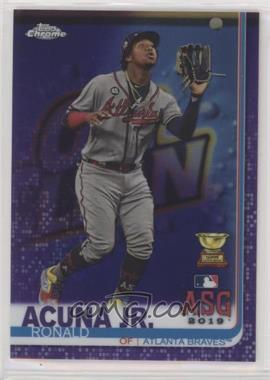 2019 Topps Chrome Update Series - Target [Base] - Purple Refractor #81 - All-Star Game - Ronald Acuna Jr. /175