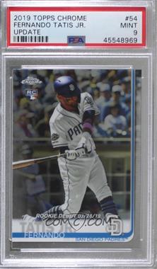 2019 Topps Chrome Update Series - Target [Base] #54 - Rookie Debut - Fernando Tatis Jr. [PSA 9 MINT]