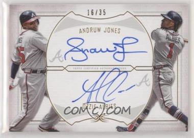2019 Topps Definitive Collection - Dual Autograph Collection #DAC-JA - Andruw Jones, Ozzie Albies /35