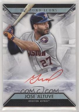 2019 Topps Diamond Icons - Red Ink Autographs #RI-JA - Jose Altuve /25