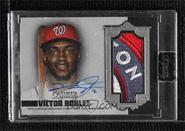 2019 Topps Dynasty - Autograph Patches - Silver #DAP-VR2 - Victor Robles /5 [Uncirculated]