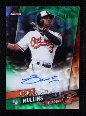 2019 Topps Finest - Autographs - Green Wave Refractor #FA-CM - Cedric Mullins /99