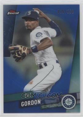 2019 Topps Finest - [Base] - Blue Refractor #54 - Dee Gordon /150