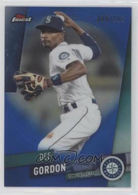 2019 Topps Finest - [Base] - Blue Refractor #54 - Dee Gordon /150