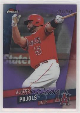 2019 Topps Finest - [Base] - Purple Refractor #12 - Albert Pujols /250