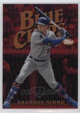 2019 Topps Finest - Finest Blue Chips - Red Refractor #FBCBN - Brandon Nimmo /5