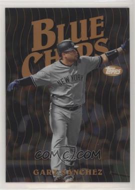 2019 Topps Finest - Finest Blue Chips #FBCGS - Gary Sanchez