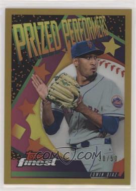 2019 Topps Finest - Prized Performers - Gold Refractor #PPED - Edwin Diaz /50
